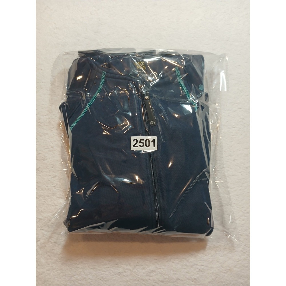 Mountain Hardwear Womens Full Zip Hooded Jacket Blue Graphic Floral Med - Picture 7 of 7